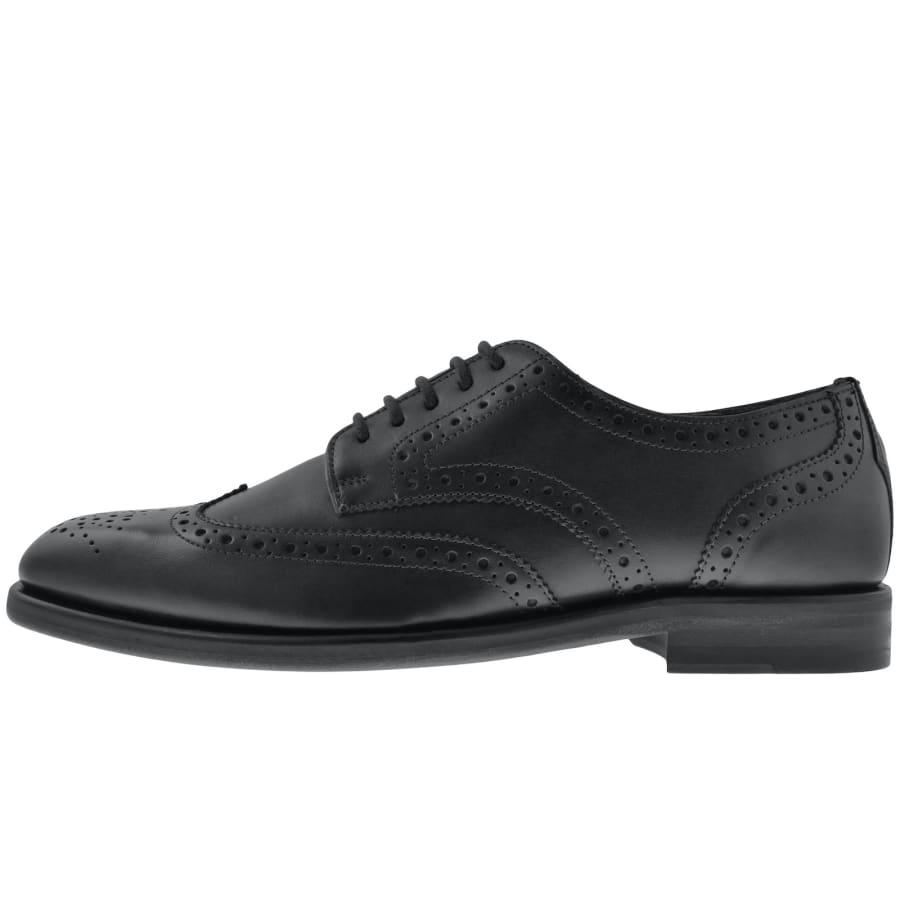 Oliver Sweeney Chedworth Brogue Shoes Black Mainline Menswear